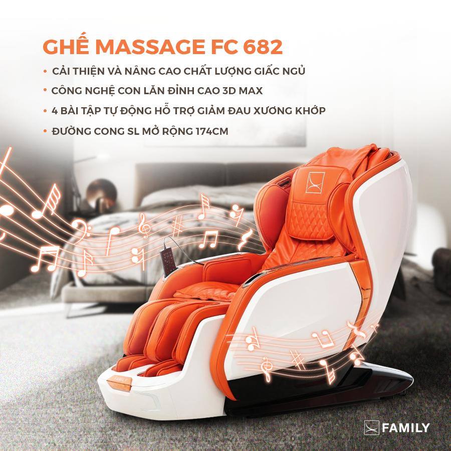 Ghế massage toàn thân - Công nghệ thông minh cho sức khỏe